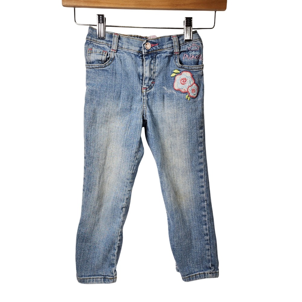 Vintage Disney Princess Denim Jeans Girls Size 6 pants Cinderella‎